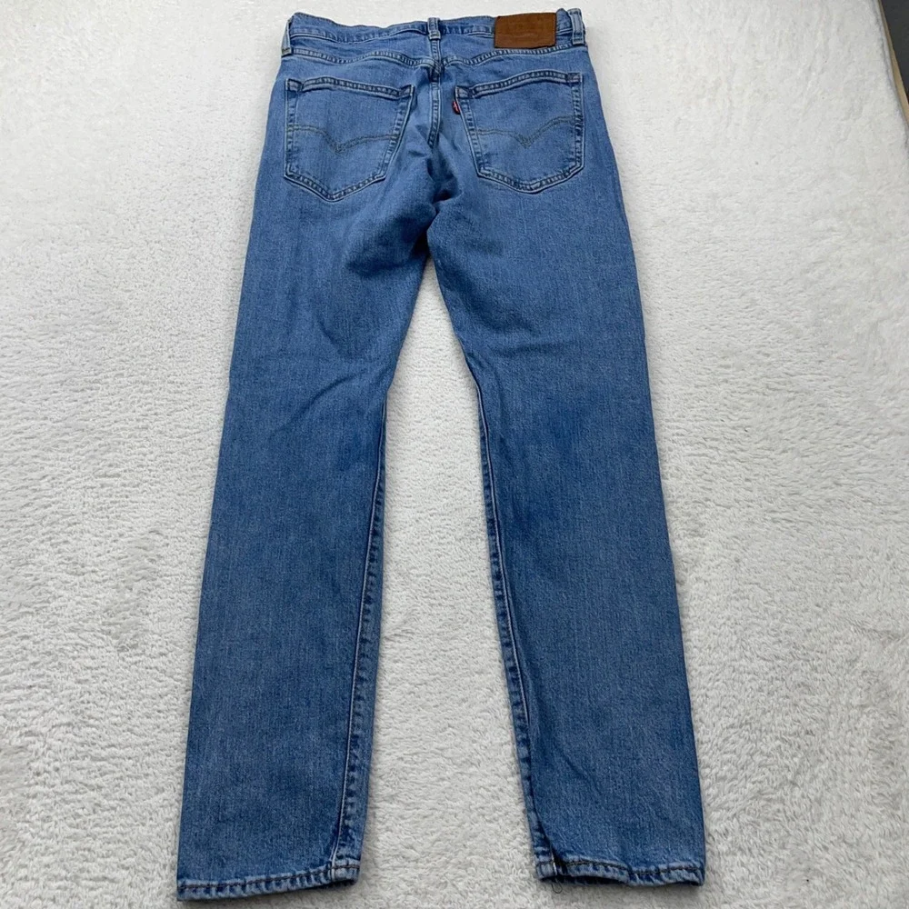 Levi's 511‎ Slim Fit Premium Distressed Ripped Jeans Men's Denim Blue 30x32
